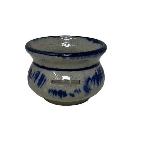 Jim Pettit Stoneware Pottery Decorative Bowl Signed - Picture 2 of 5